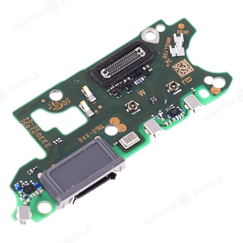 Нижняя плата для Huawei Honor X8b (LLY-LX1) / Honor 200 Lite (LLY-NX1) с комп. + разъем зарядки + микрофон (ORIG100) фото №3