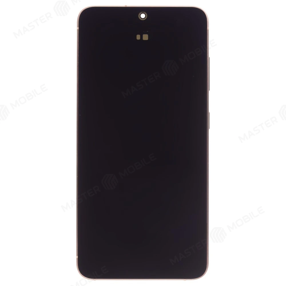 Дисплей для Samsung S921 Galaxy S24 + тачскрин (золотистый) (в рамке) (ORIG100) (возможен дефект ЛКП) фото №1