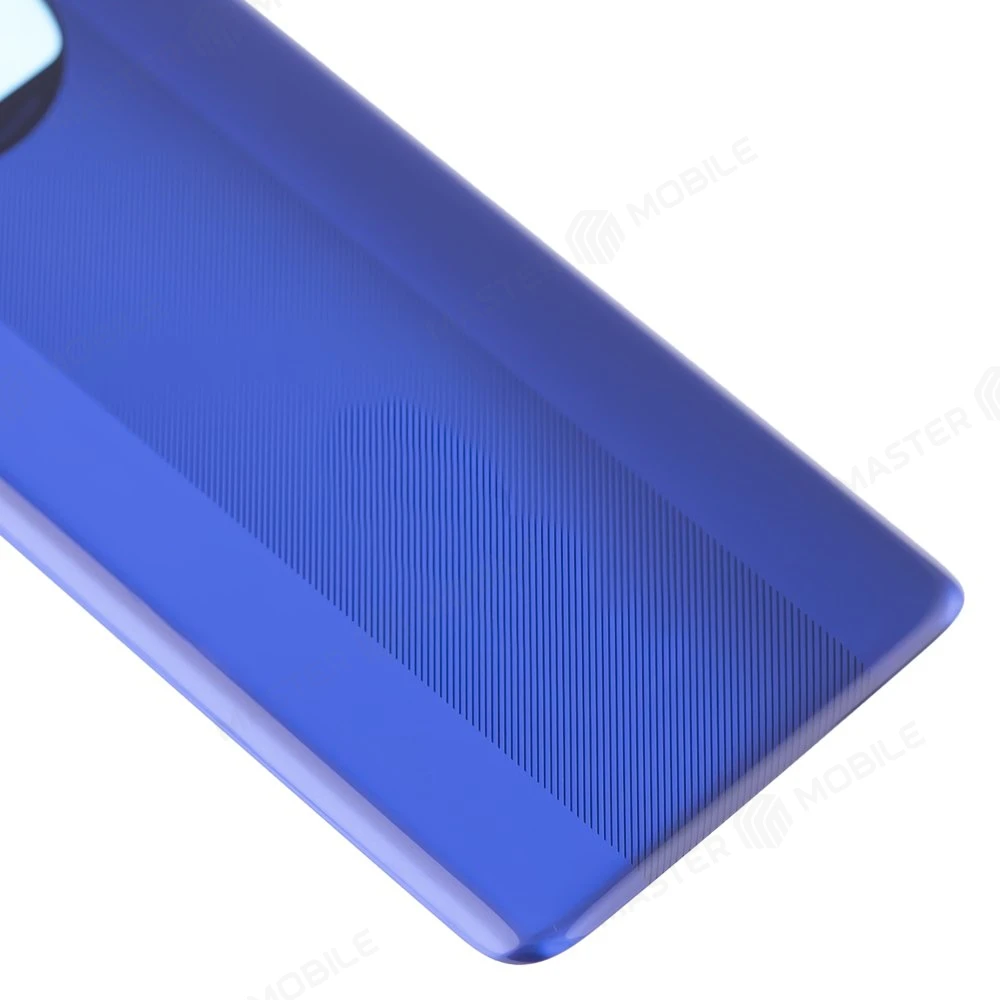 Задняя крышка для Xiaomi Poco X3 / Poco X3 NFC (M2007J20CG) / Poco X3 Pro (M2102J20SG) (синий) (Premium) фото №4