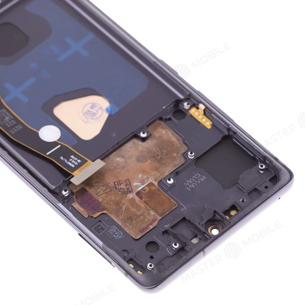 Дисплей для Samsung G770 Galaxy S10 Lite + тачскрин (черный) (в рамке) (OLED) фото №3