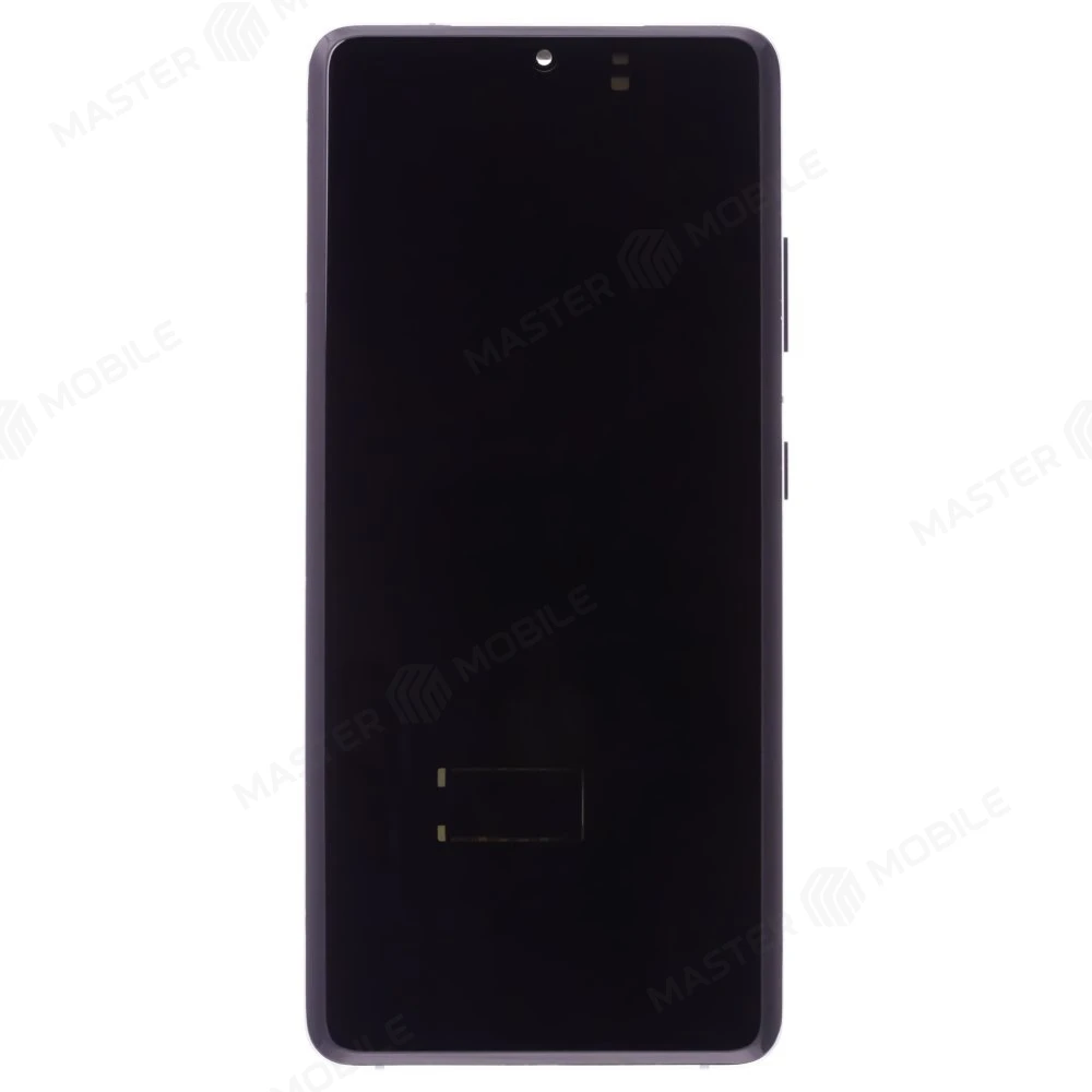 Дисплей для Samsung G998 Galaxy S21 Ultra + тачскрин (серебристый) (в рамке) (OLED) (Small Size) фото №1