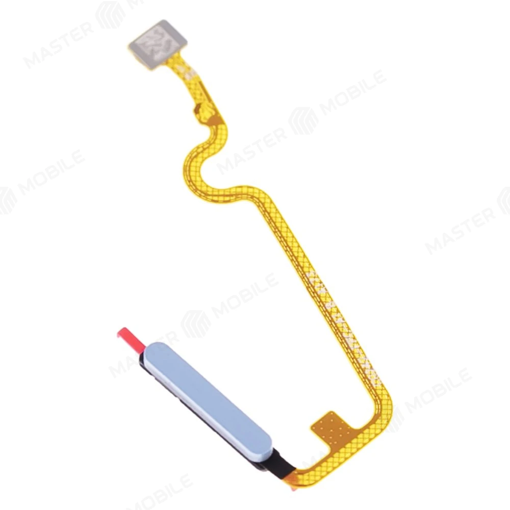 Шлейф для Infinix Note 12 2023 (X676C) / Note 12 Pro (X676B) с комп. + сканер отпечатка пальца (голубой)  фото №3