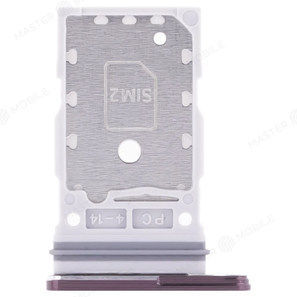 Держатель сим-карты для Samsung S908 Galaxy S22 Ultra (бордовый) фото №2