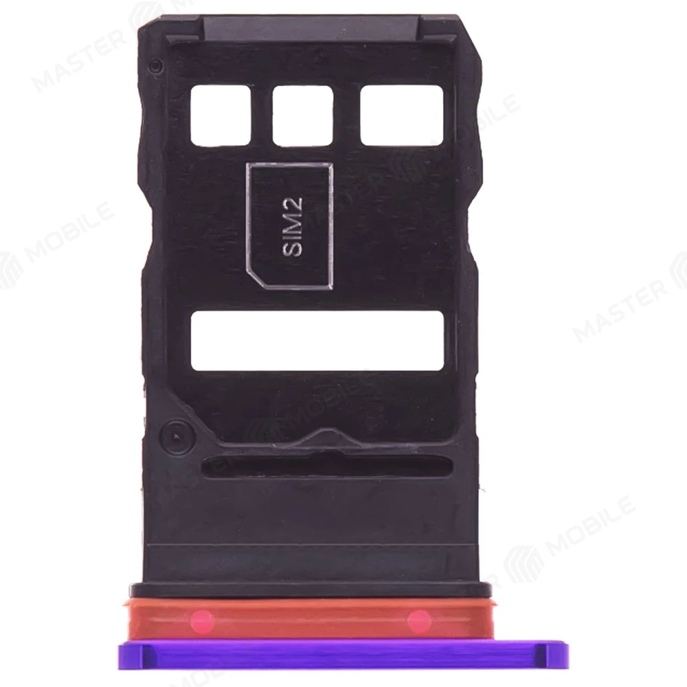 Держатель сим-карты для Huawei Honor 30 Pro+ (EBG-AN10) (фиолетовый) фото №2