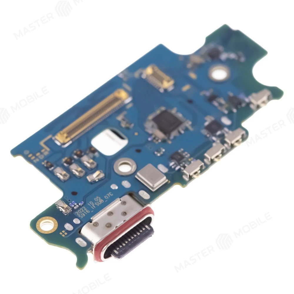 Нижняя плата для Samsung S916 Galaxy S23+ с комп. + разъем зарядки + микрофон (ORIG100) фото №3