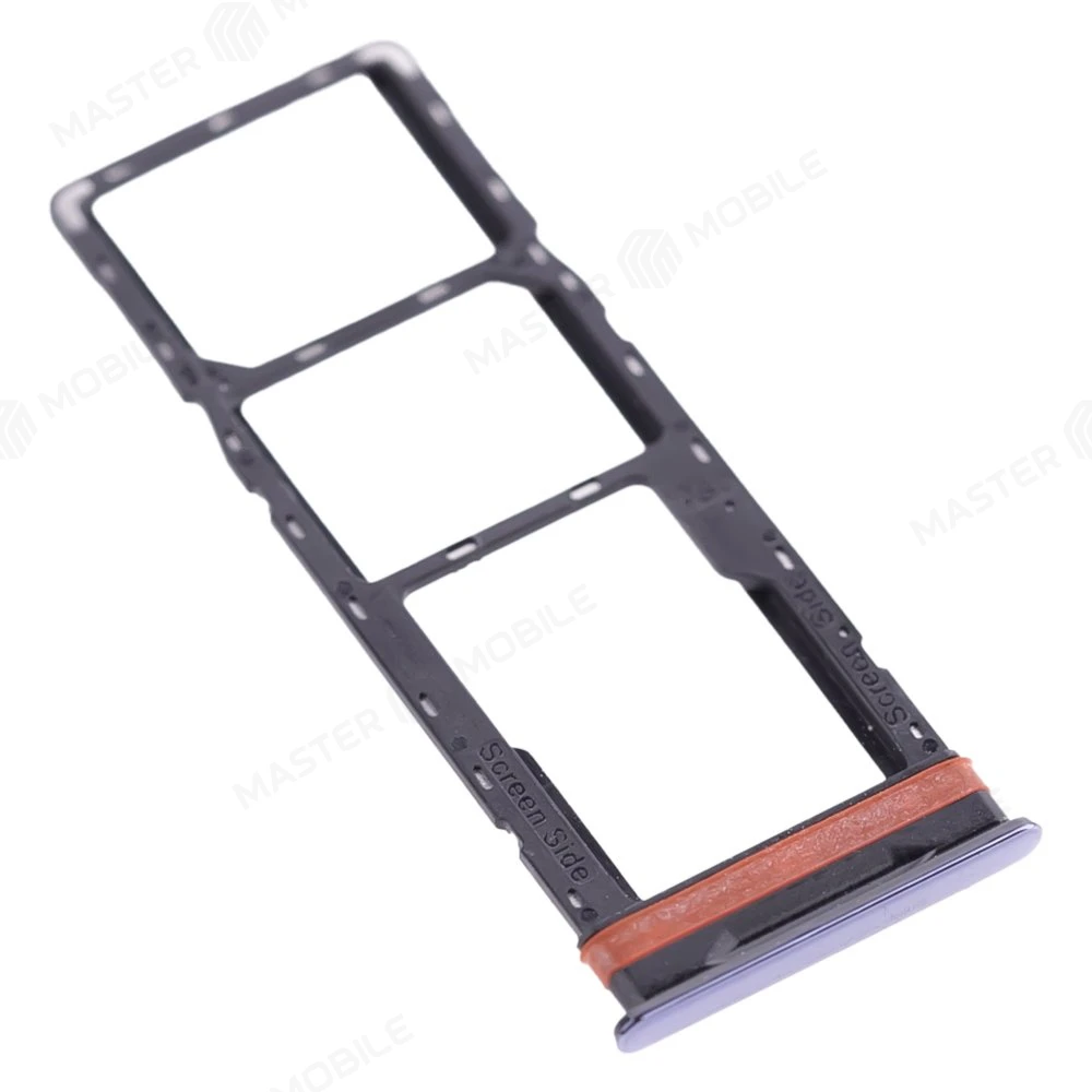 Держатель сим-карты для Tecno Pova Neo 2 (LG6n) (серебристый) фото №3