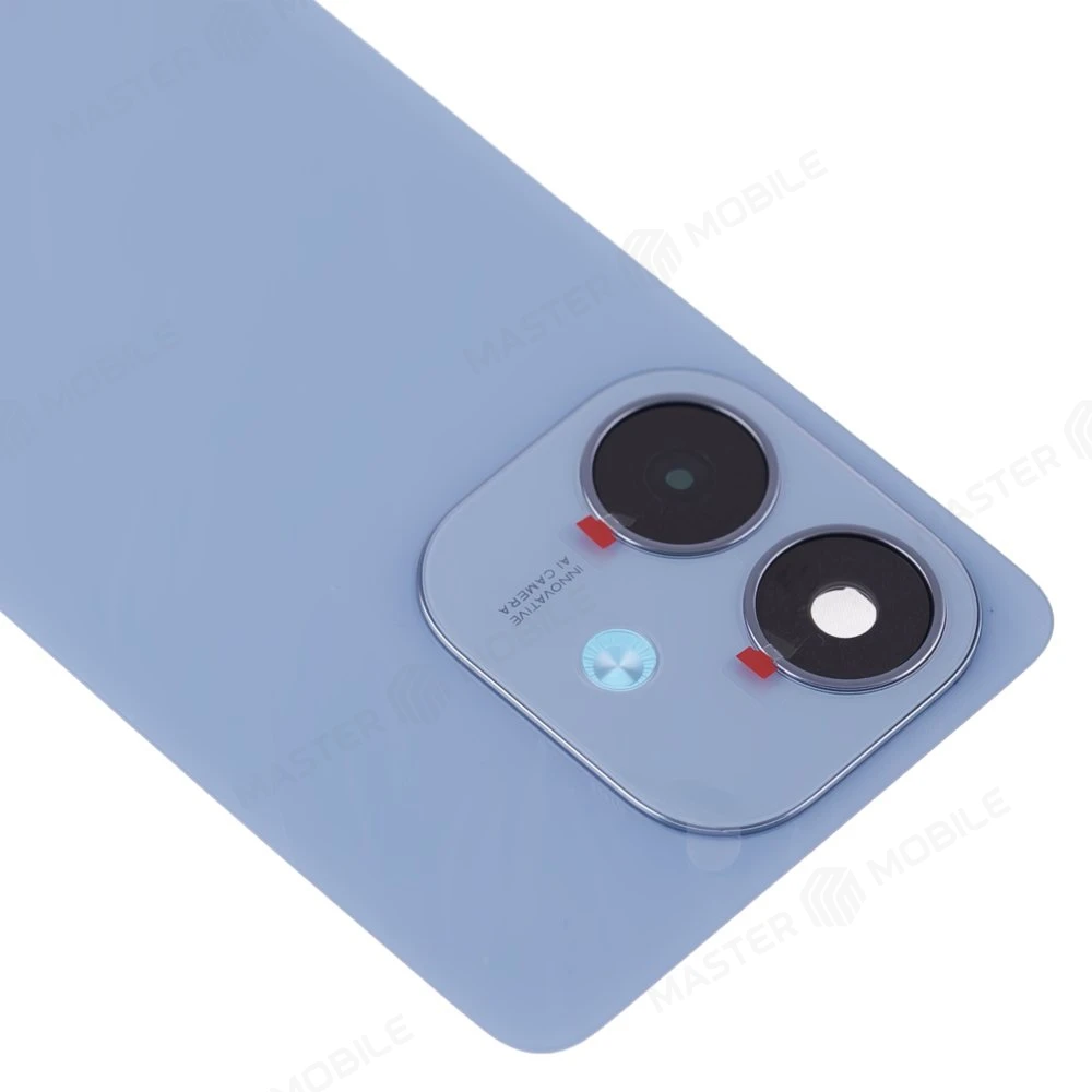 Задняя крышка для OPPO A3x (CPH2641) (голубой) (в сборе со стеклом камеры) фото №3