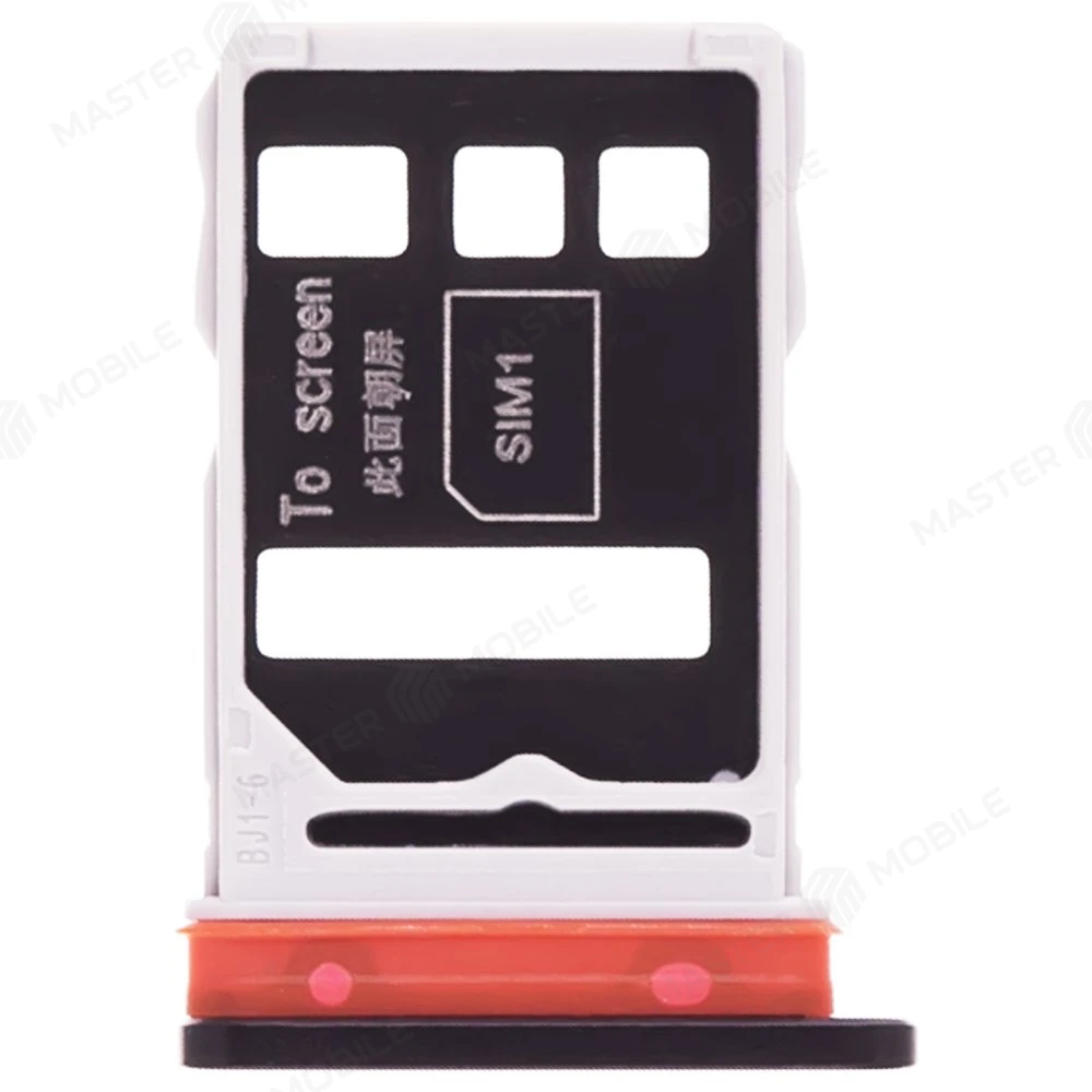 Держатель сим-карты для Huawei Honor View 30 Pro (OXF-AN10) (черный) фото №1