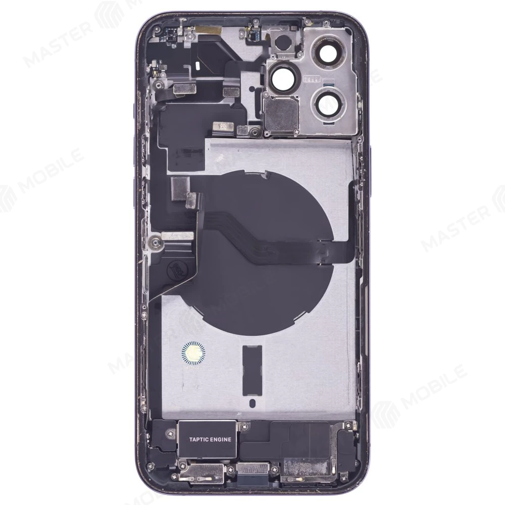 Корпус для Apple iPhone 12 Pro Max (синий) (в сборе) (с разбора) (ORIG100) (возможен дефект ЛКП) фото №2