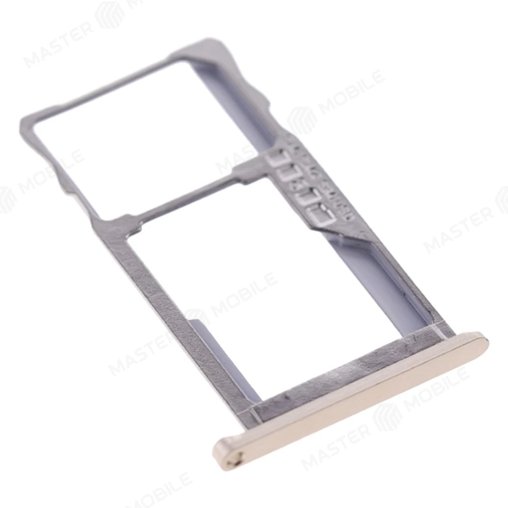 Держатель сим-карты для Meizu M3 Note (L681H) / M3 Note (M681H) / M3s Mini (золотистый) фото №3