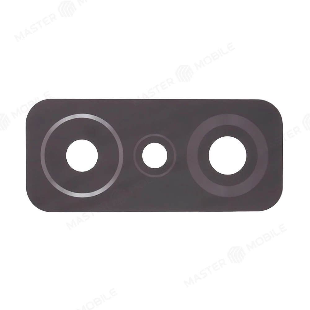 Стекло задней камеры для Xiaomi 11T (21081111RG) / 11T Pro (2107113SG) (без рамки) (черный) фото №1