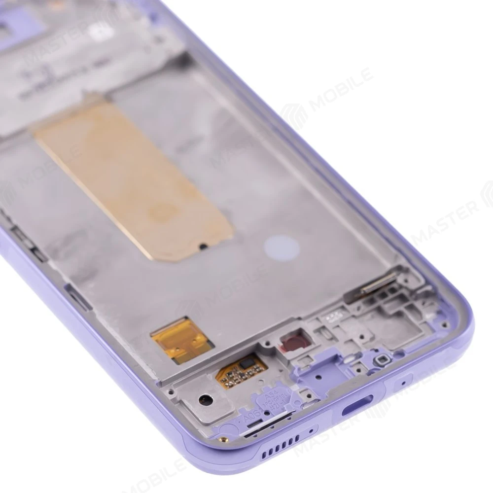 Дисплей для Samsung A546 Galaxy A54 5G + тачскрин (фиолетовый) (в рамке) (ORIG100) (SP) фото №4