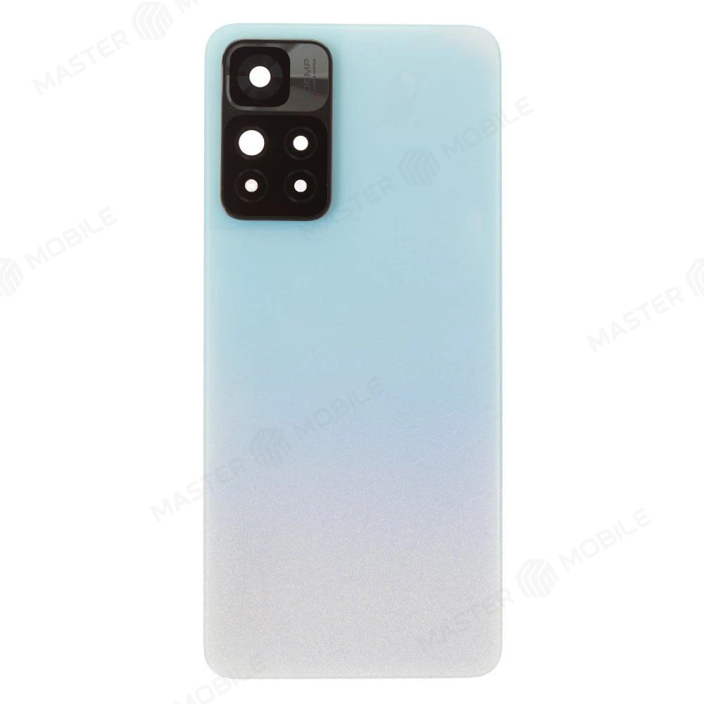 Задняя крышка для Xiaomi Redmi Note 11 Pro+ 5G (21091116UG) (голубой) (в сборе со стеклом камеры) (ORIG100)  фото №1