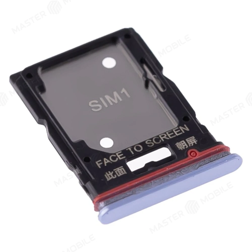 Держатель сим-карты для Xiaomi Redmi Note 11 Pro+ 5G (21091116UG) (голубой) фото №3