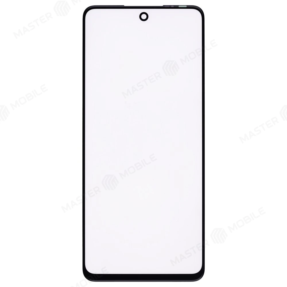 Стекло модуля для Infinix Note 10 (X693) / Note 10 Pro (X695C) / Note 10 Pro NFC + OCA (черный) (Premium) фото №1