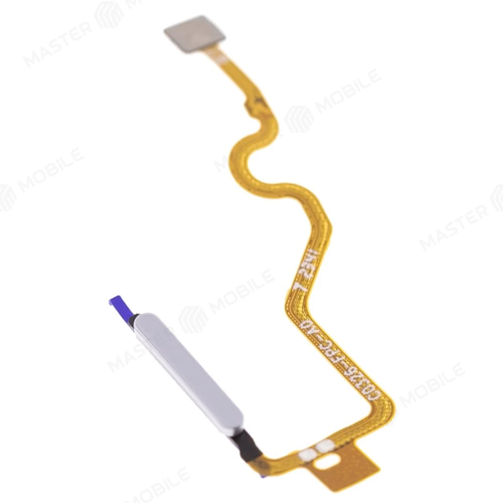 Шлейф для Tecno Spark GO 1 (KL4) с комп. + сканер отпечатка пальца (белый) фото №3