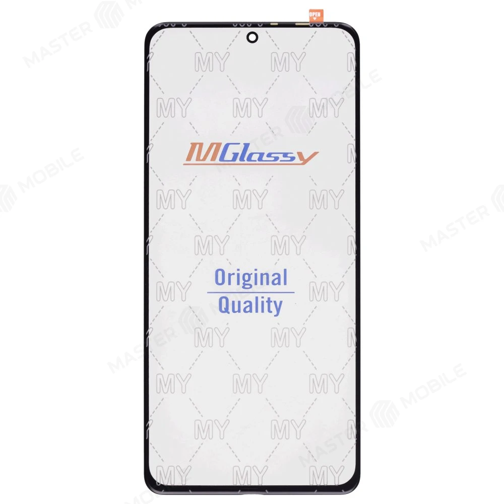 Стекло модуля для Xiaomi Poco F3 (M2012K11AG) / Poco F4 (22021211RG) / Mi 11i (M2012K11G) и др. + OCA (черный) (Musttby) фото №1