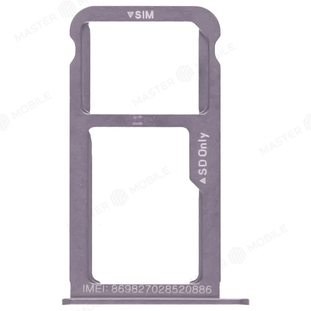 Держатель сим-карты для Huawei P9 (EVA-L19) (серый) фото №1