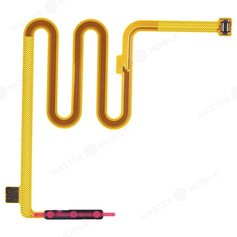 Шлейф для Infinix Note 10 Pro (X695C) с комп. + сканер отпечатка пальца (фиолетовый)  фото №2