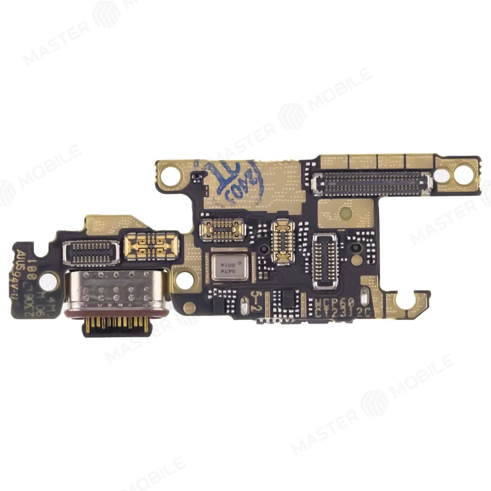 Нижняя плата для Huawei P60 (LNA-LX9) / P60 Pro (MNA-LX9) с комп. + разъем зарядки + микрофон + разъем SIM фото №1