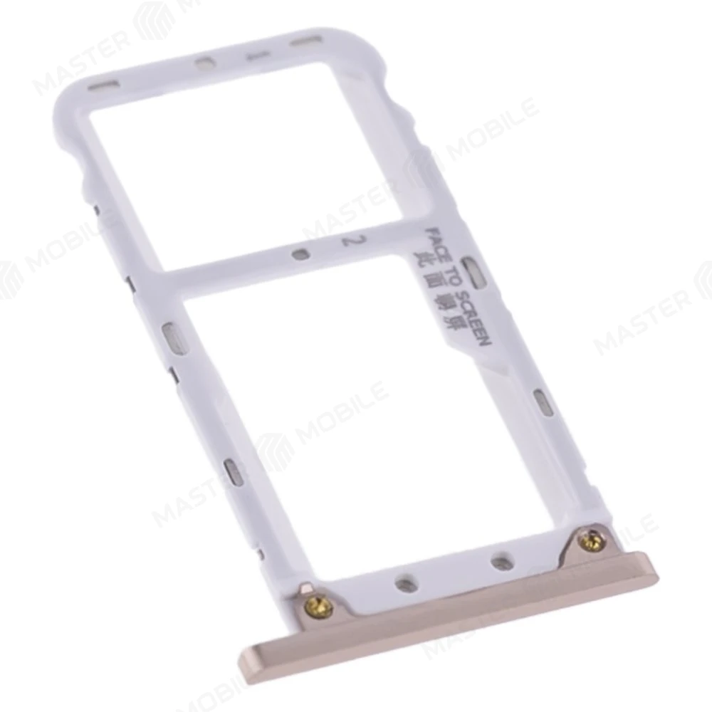 Держатель сим-карты для Xiaomi Mi Max 3 (M1804E4A) (золотистый)  фото №3