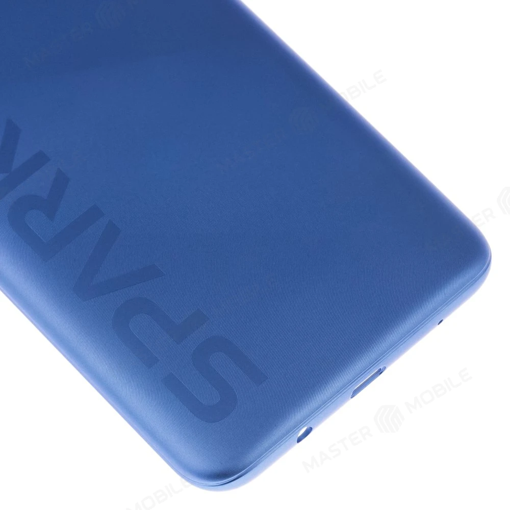 Задняя крышка для Tecno Spark 7 (KF6N) (синий) фото №4