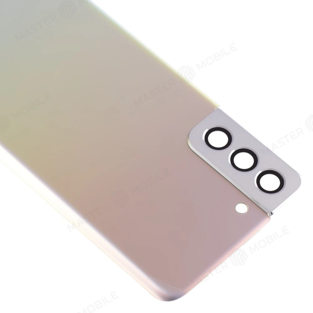 Задняя крышка для Samsung G996 Galaxy S21+ (серебристый) (в сборе со стеклом камеры) фото №3