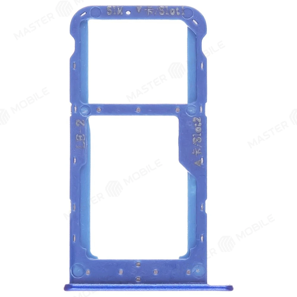 Держатель сим-карты для Huawei Honor 9 Lite (LLD-L31) (синий) фото №1