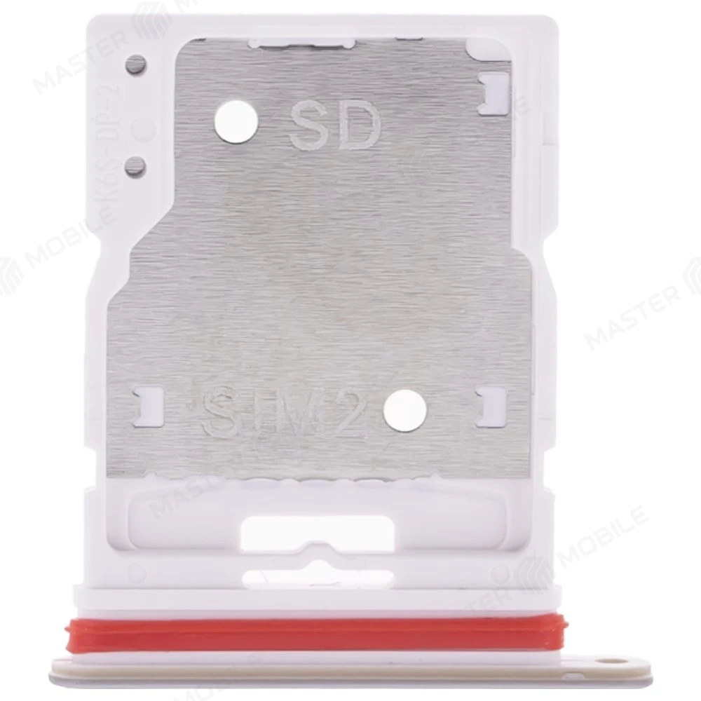 Держатель сим-карты для Xiaomi Redmi Note 12 Pro 4G (2209116AG) (белый) фото №2