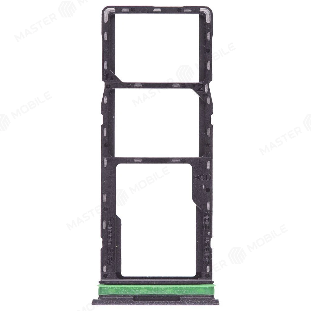 Держатель сим-карты для Itel P55 (A666LN) (черный) фото №1