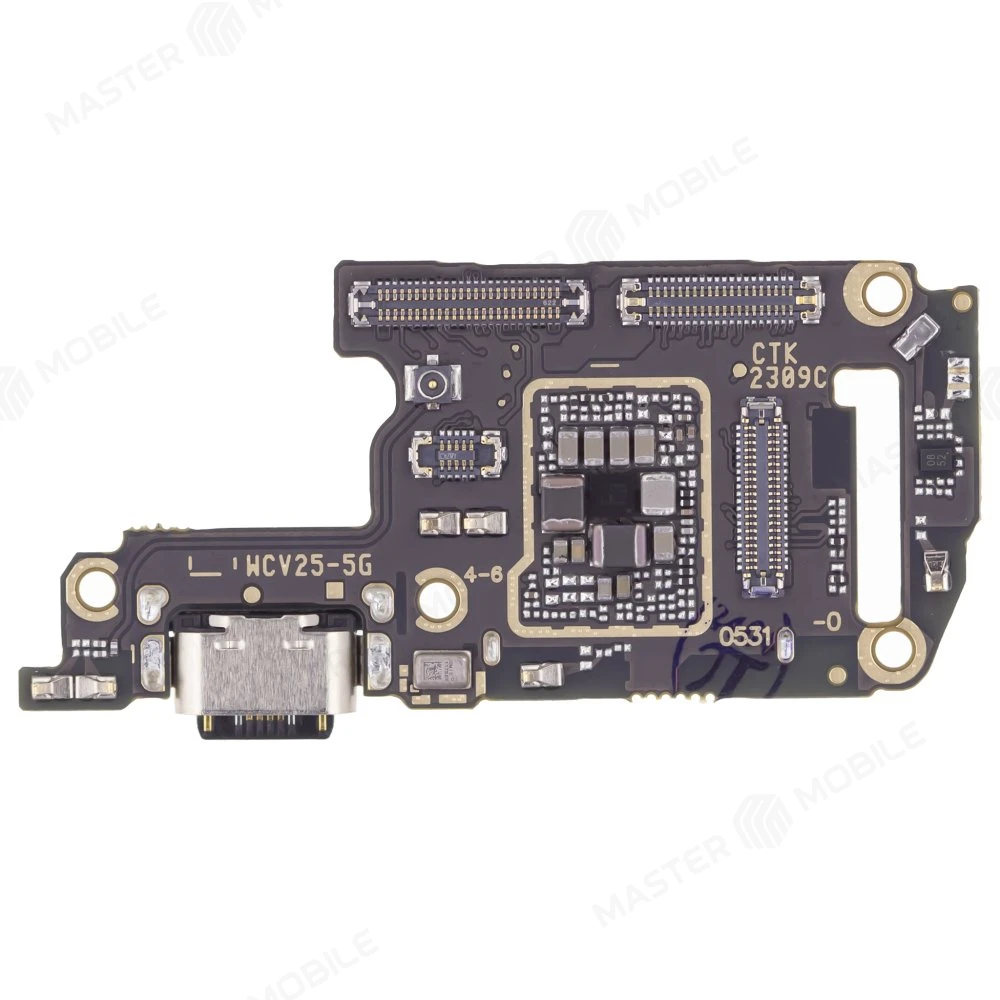 Нижняя плата для Vivo V25 (V2202) / V25e (V2201) с комп. + разъем зарядки + микрофон + разъем SIM фото №1