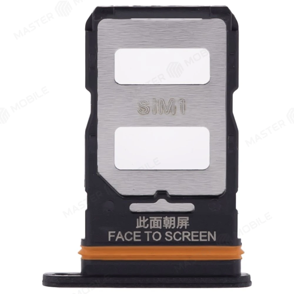 Держатель сим-карты для Xiaomi Redmi Note 12 Pro 5G (22101316G) (черный) фото №1