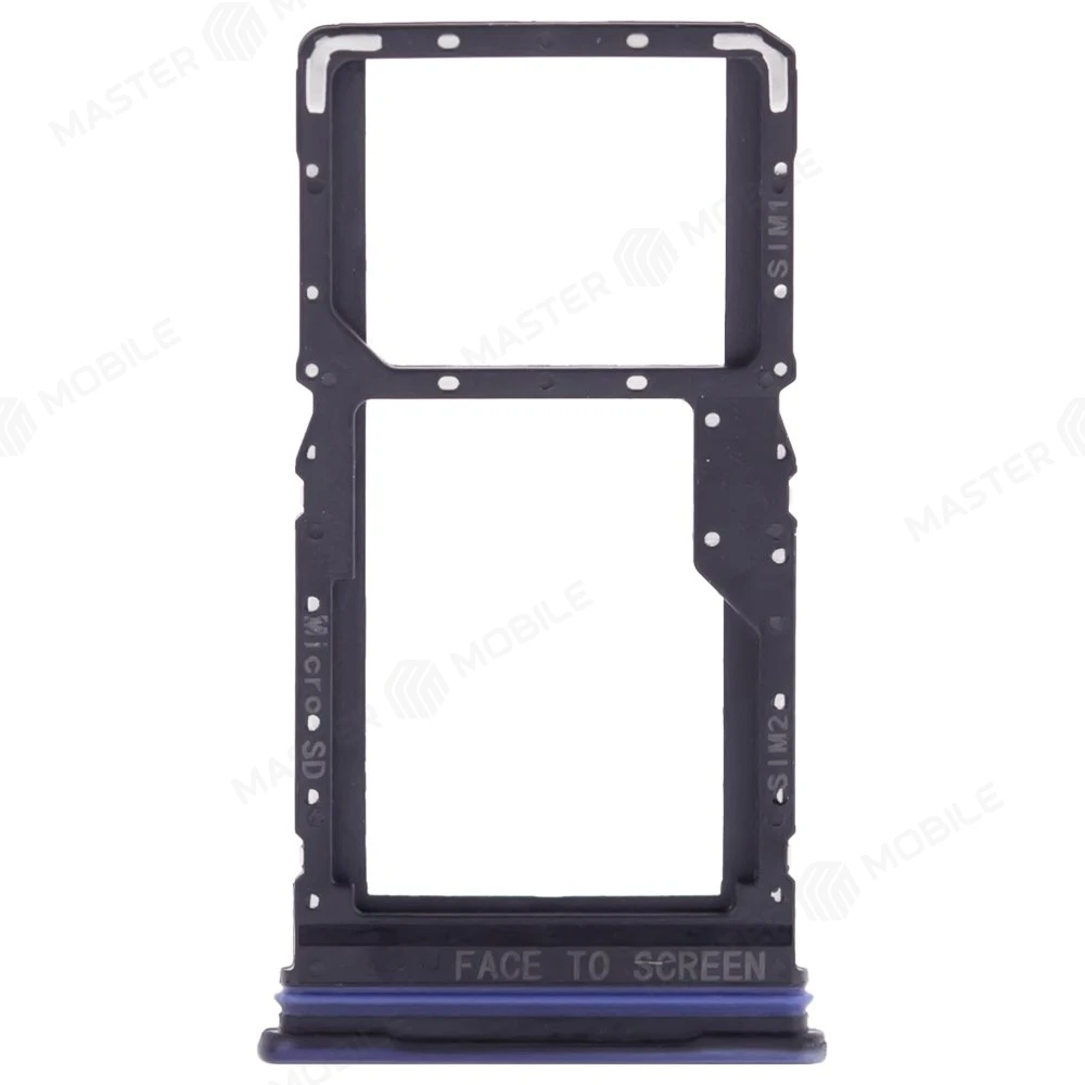 Держатель сим-карты для Xiaomi Mi 10T Lite 5G (M2007J17G) (синий)  фото №1