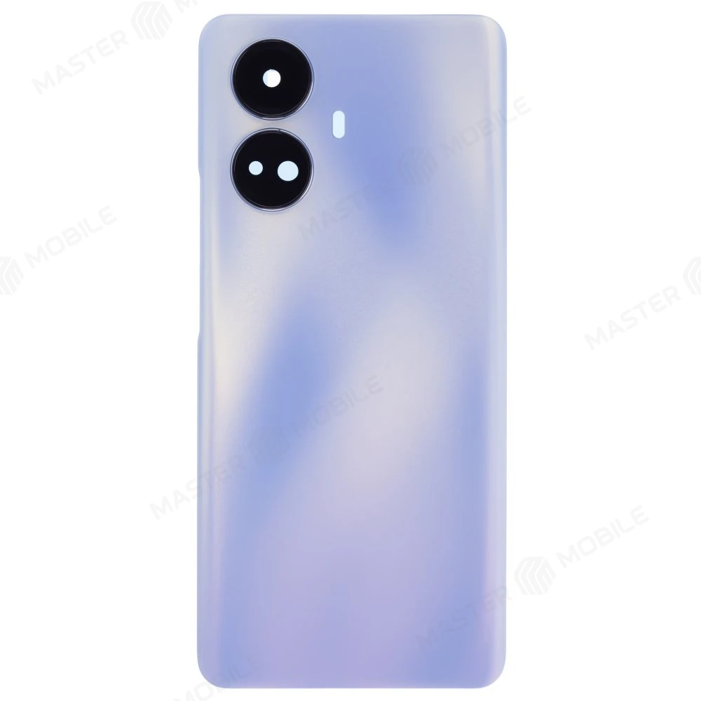 Задняя крышка для Realme 10 Pro+ 5G (RMX3686/RMX3687) (голубой) (в сборе со стеклом камеры) фото №1