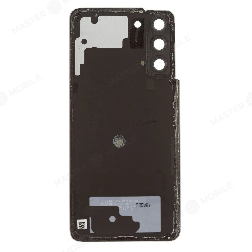 Задняя крышка для Samsung G991 Galaxy S21 (серый) (в сборе со стеклом камеры) (ORIG100) фото №2