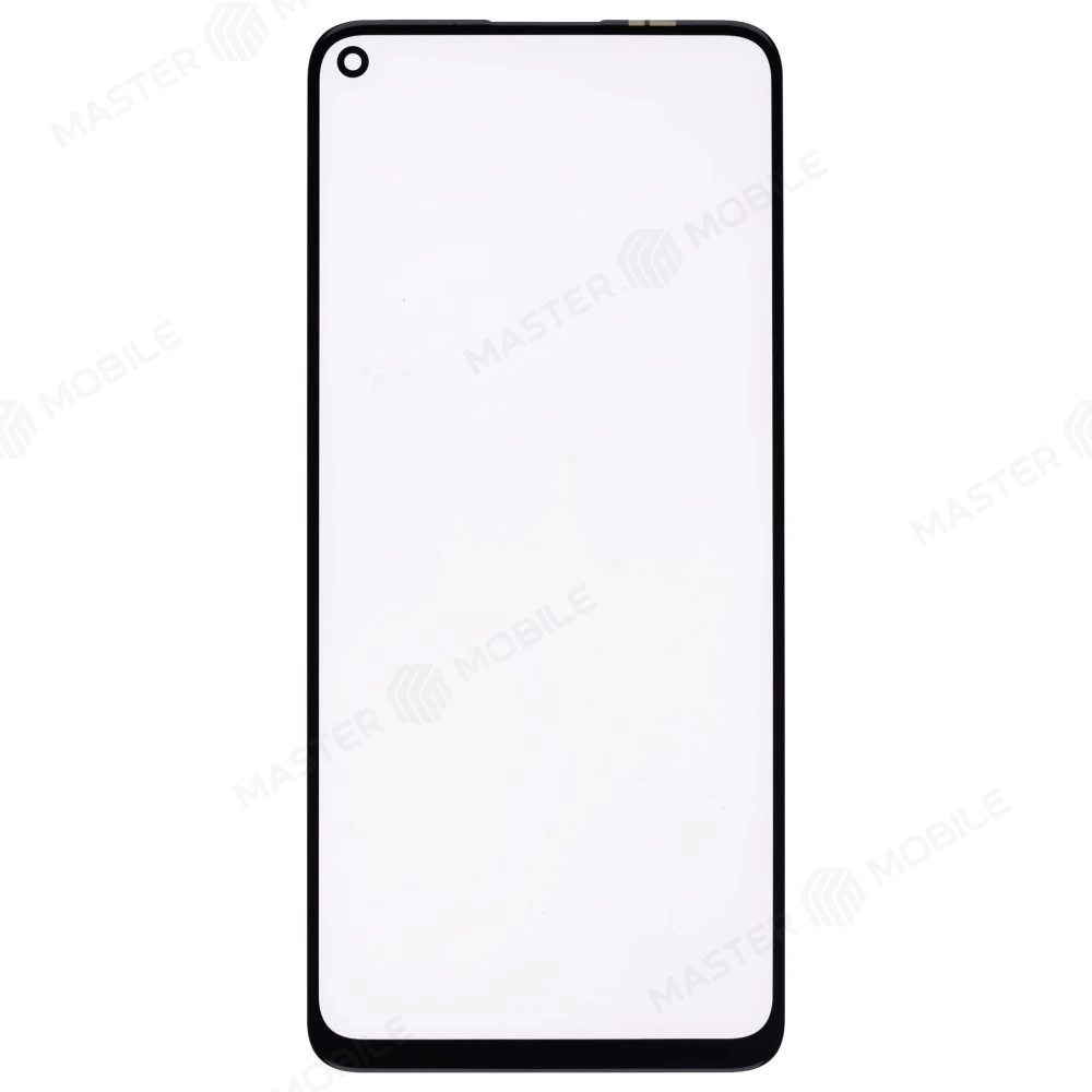 Стекло модуля для Huawei Honor 30S (CDY-NX9A) / Nova 7 SE (CDY-AN00) + OCA (черный)  фото №1