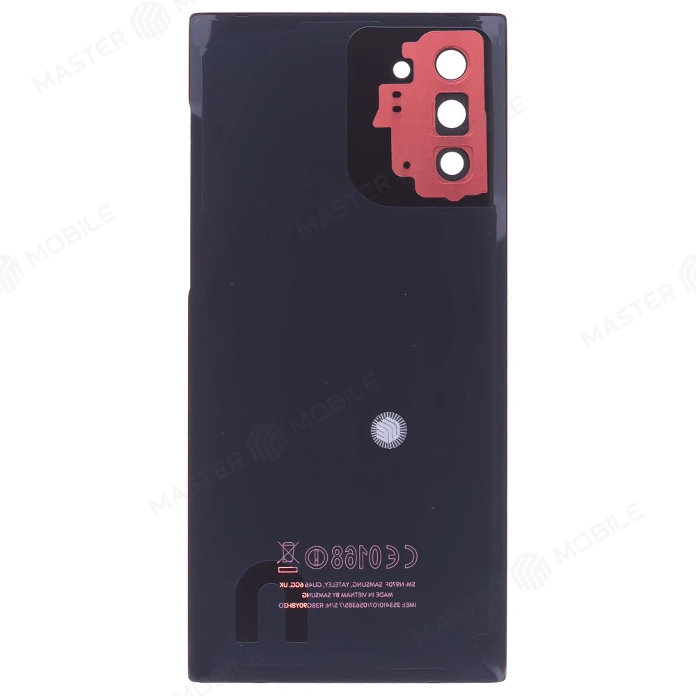Задняя крышка для Samsung N970 Galaxy Note 10 (красный) (в сборе со стеклом камеры) фото №2