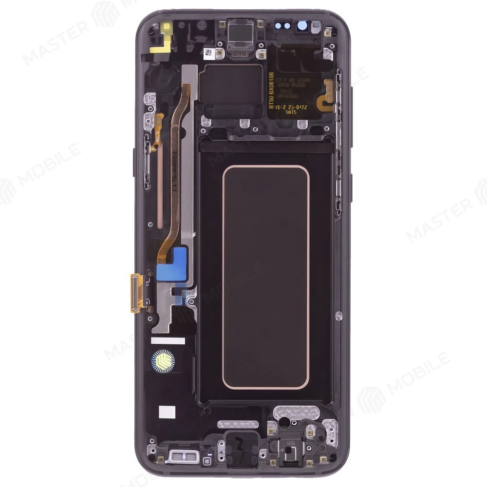 Дисплей для Samsung G955 Galaxy S8+ + тачскрин (черный) (в рамке) (ORIG100) (возможен дефект ЛКП) фото №2