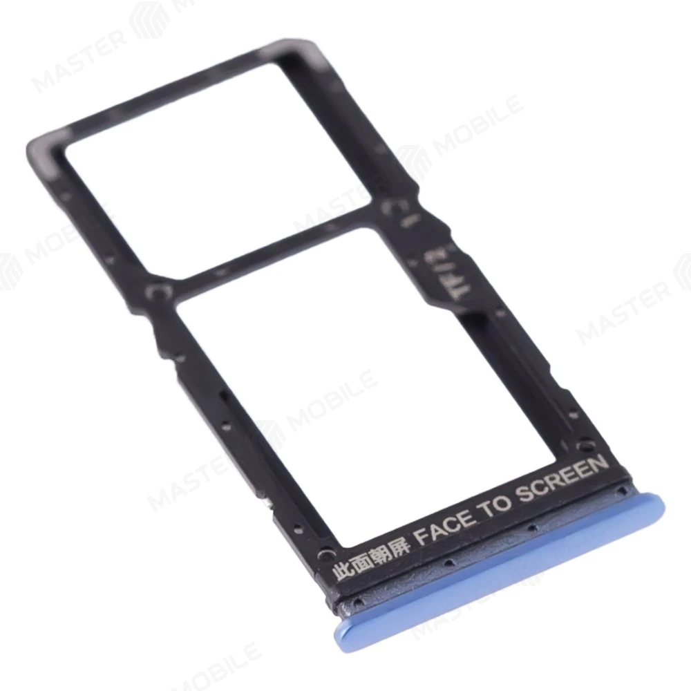 Держатель сим-карты для Xiaomi Redmi Note 10T 5G (M2103K19Y) (синий)  фото №3