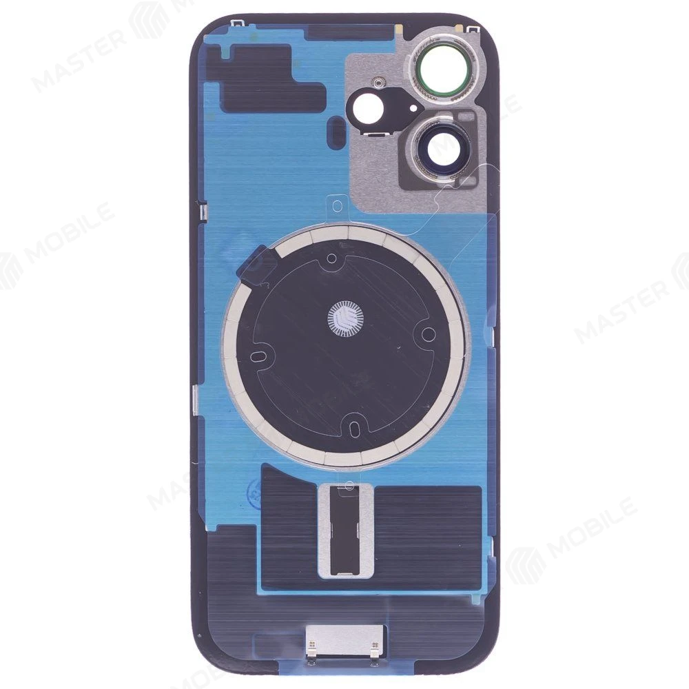 Задняя крышка для Apple iPhone 17 (SIM + eSIM) / iPhone 17 (eSIM) (синий) (в сборе со стеклом камеры) (Premium) фото №2