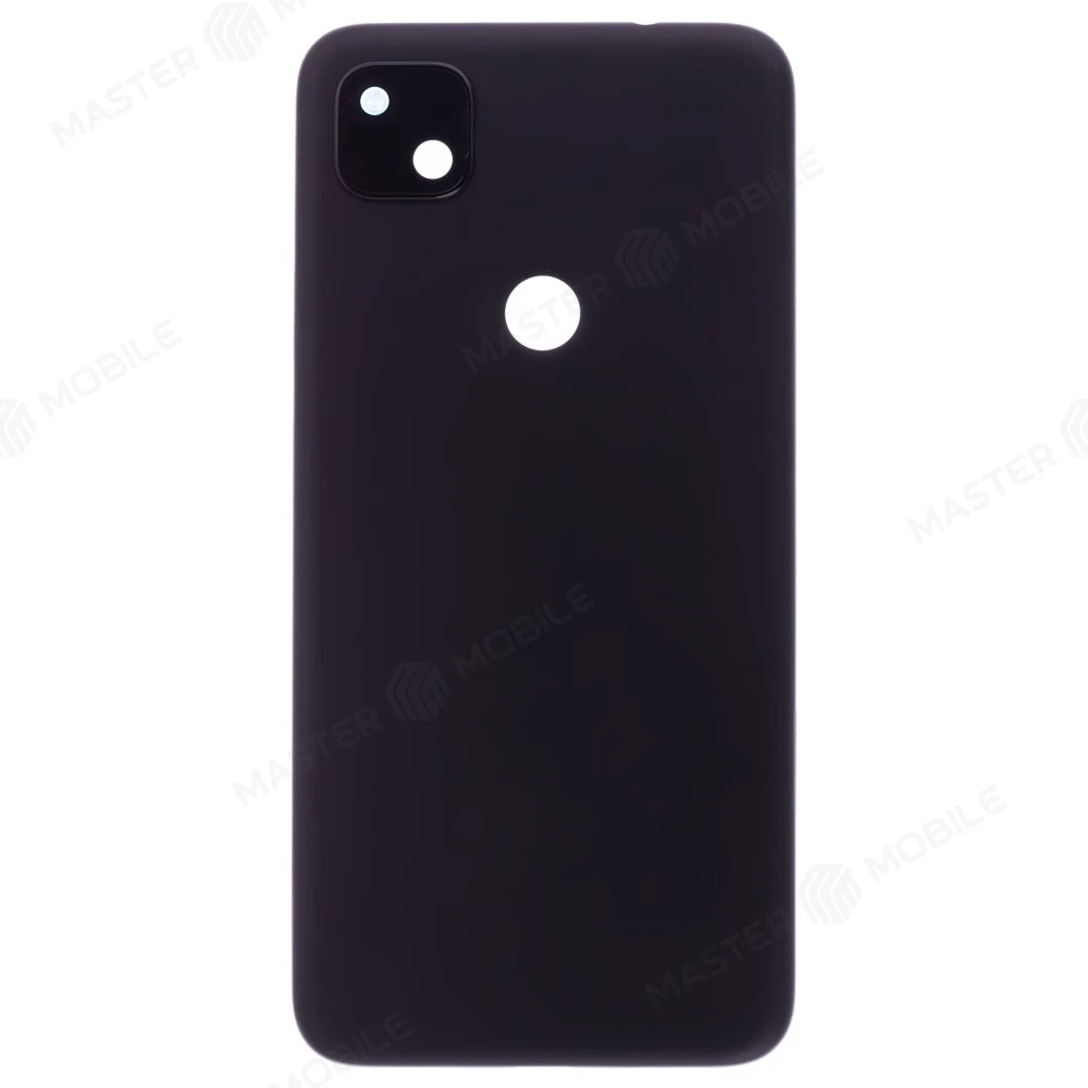 Задняя крышка для Google Pixel 4A (G025J/GA02099/G025N) (черный) (в сборе со стеклом камеры) фото №1