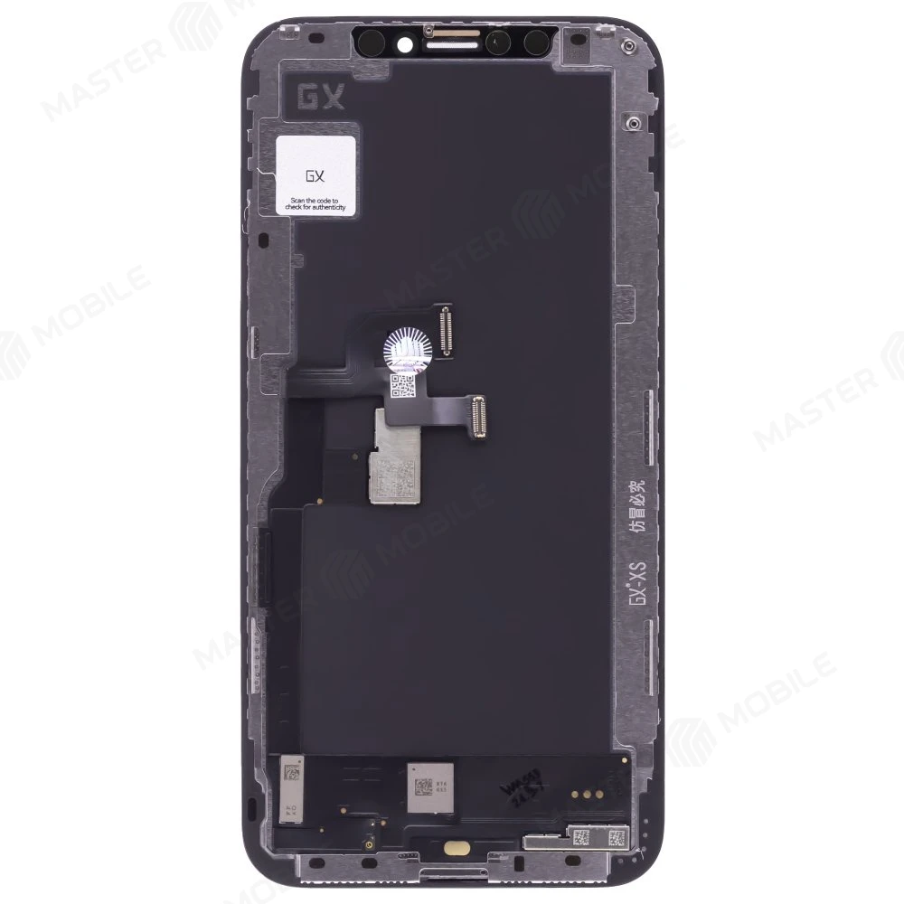 Дисплей для Apple iPhone Xs + тачскрин (черный) (GX ORIG) (Hard Oled) фото №2