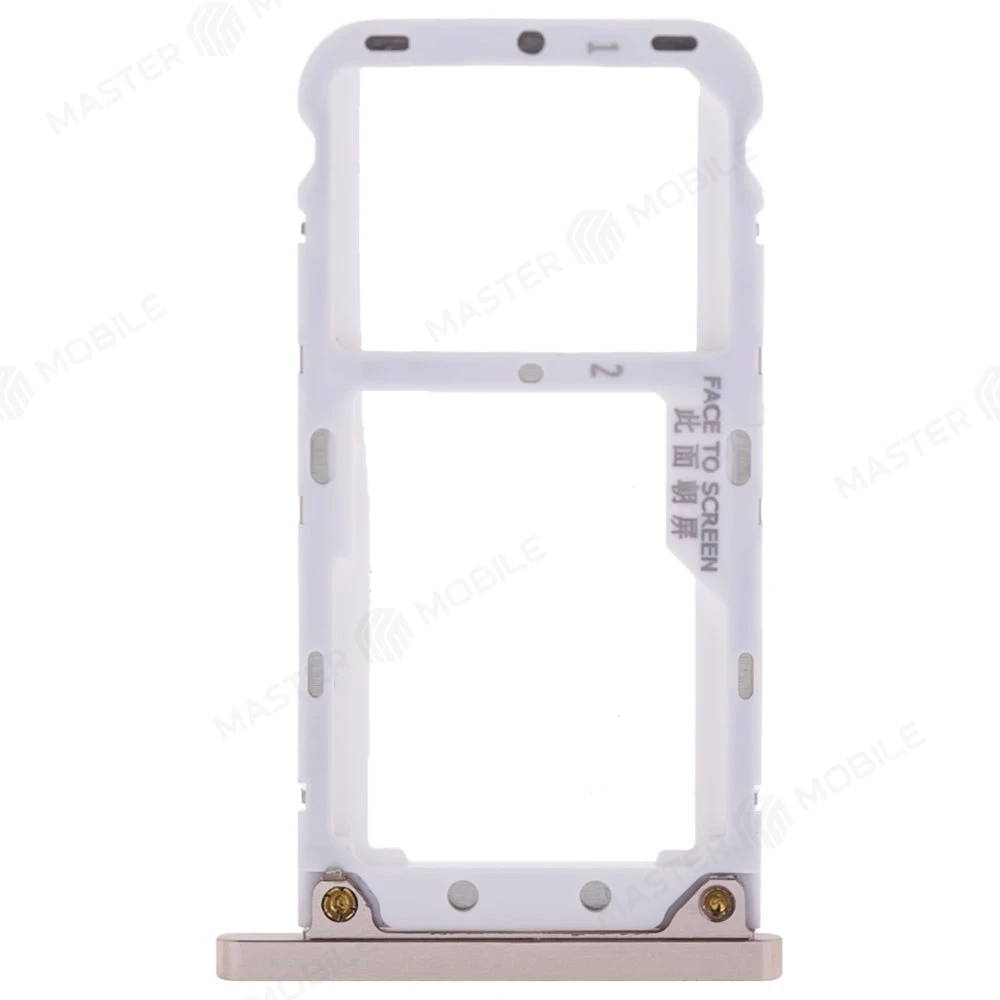 Держатель сим-карты для Xiaomi Mi Max 3 (M1804E4A) (золотистый)  фото №1