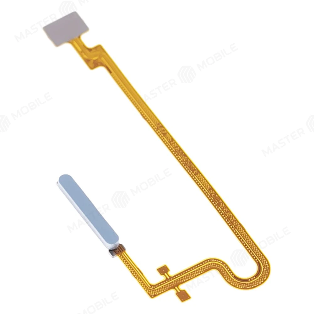 Шлейф для Realme C30S (RMX3690) с комп. + сканер отпечатка пальца (голубой) фото №3