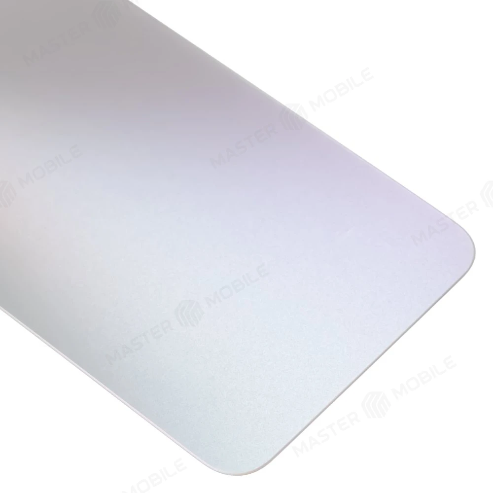 Задняя крышка для Huawei Honor 90 Lite (CRT-NX1) (серебристый) (в сборе со стеклом камеры) фото №4