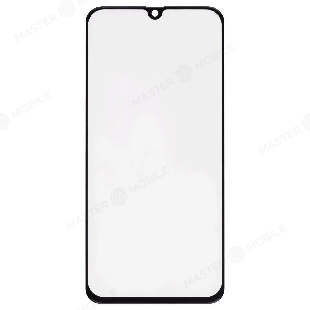 Стекло модуля для Samsung A405 Galaxy A40 + OCA (черный)  фото №1