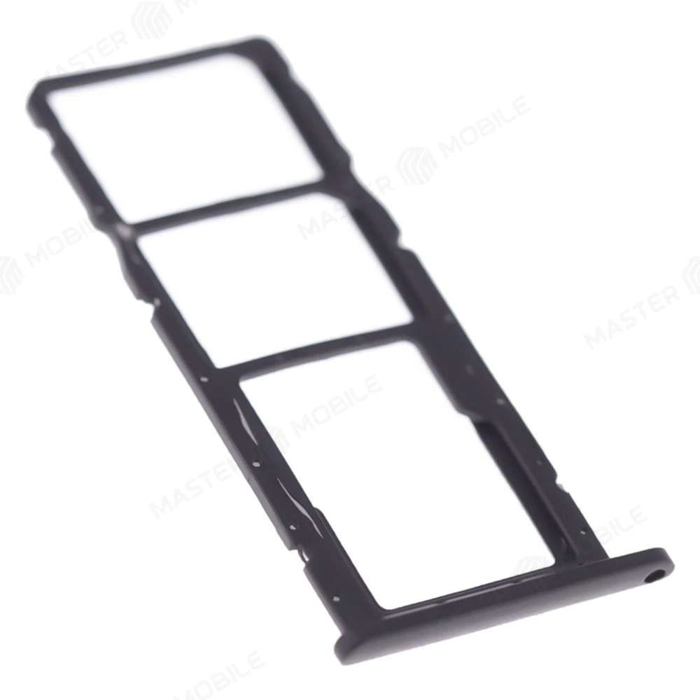 Держатель сим-карты для Huawei Honor 8A (JAT-LX1/JAT-L29) (черный) фото №3