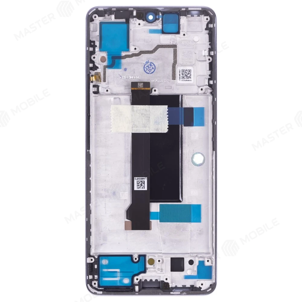 Дисплей для Xiaomi Poco X6 (23122PCD1G) / Redmi Note 13 Pro 5G (2312DRA50C) + тачскрин (серебристый) (в рамке) (ORIG100) (SP) фото №2