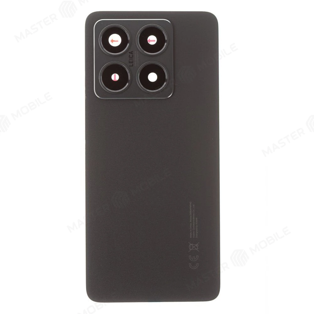 Задняя крышка для Xiaomi 14T (MZB0HU6RU) (черный) (в сборе со стеклом камеры) (ORIG100)  фото №1