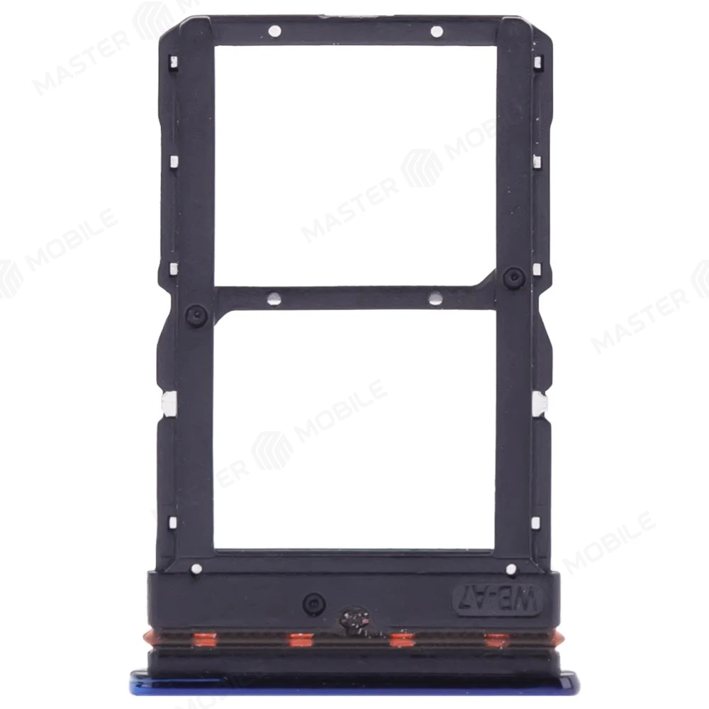 Держатель сим-карты для Xiaomi Mi 10 Lite 5G (M2002J9G) (синий)  фото №2